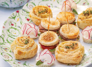 Chicken Cordon Bleu Pastry Swirls
