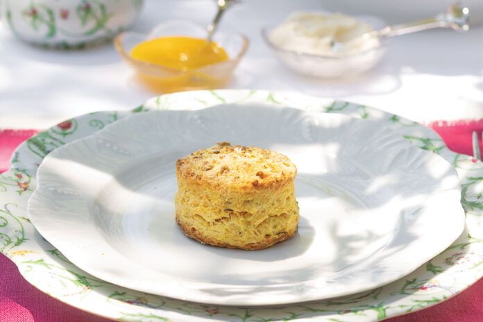 Lemon, Ricotta & Pistachio Scones