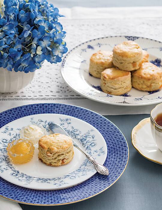 Elderflower-Apricot Scones