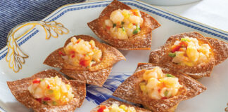 Shrimp Salsa Cups