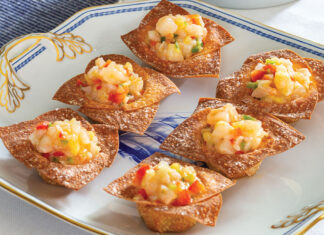 Shrimp Salsa Cups
