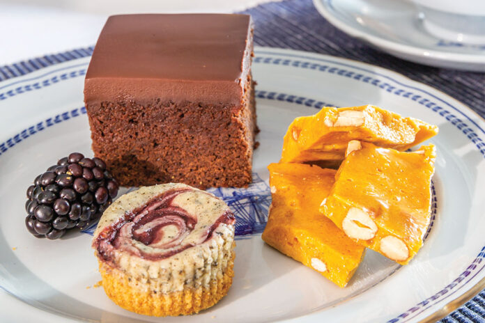 Earl Grey Cheesecake Bites