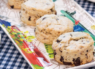 Chocolate-Hazelnut Scones