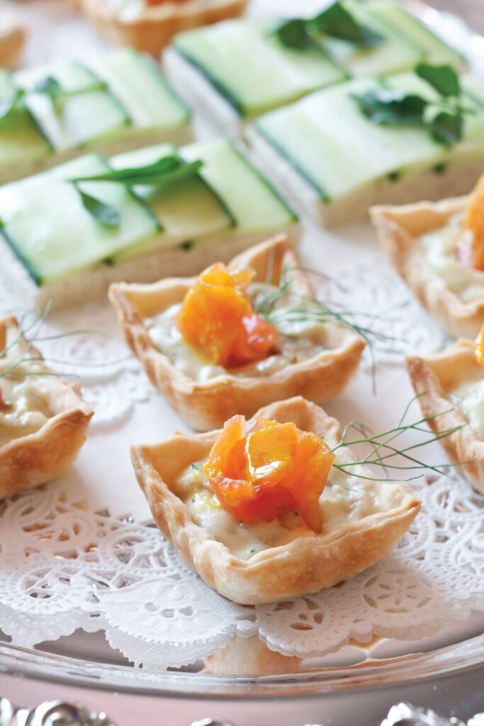 Salmon and Fennel Tartlets