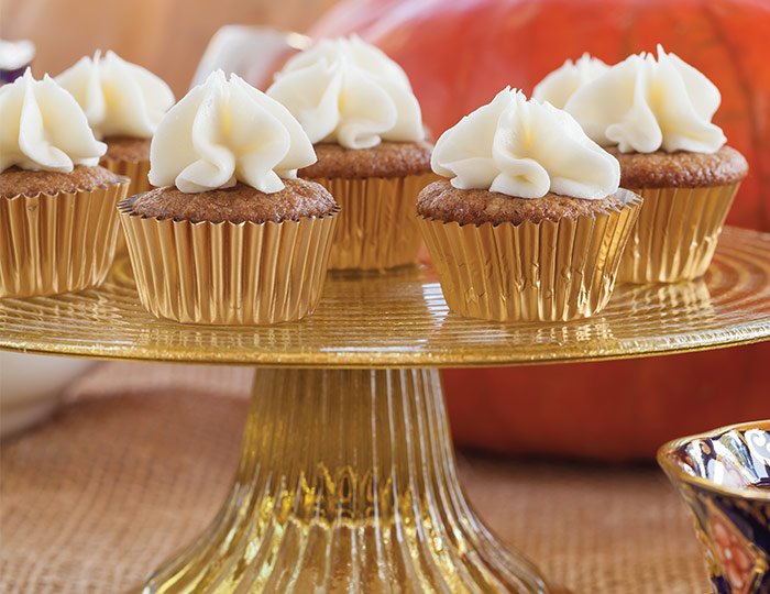 Mini Apple-Spice Cupcakes