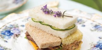 Roast Beef, Cheddar & Watercress Sandwiches