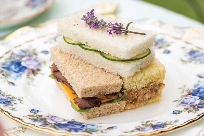 Roast Beef, Cheddar & Watercress Sandwiches