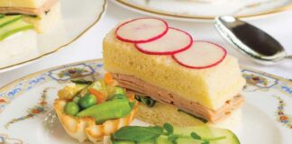 English Pea Salad in Phyllo Shells