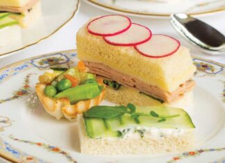 English Pea Salad in Phyllo Shells