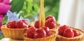 Raspberry-Topped Frangipane Tartlets