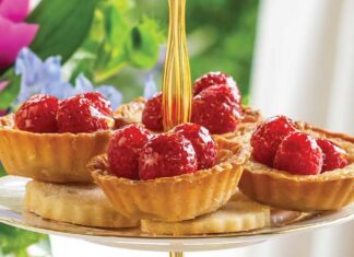Raspberry-Topped Frangipane Tartlets