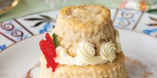 Roasted Strawberry Scone Hats