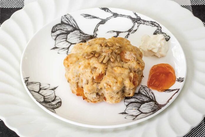 Apricot-Sunflower Scones