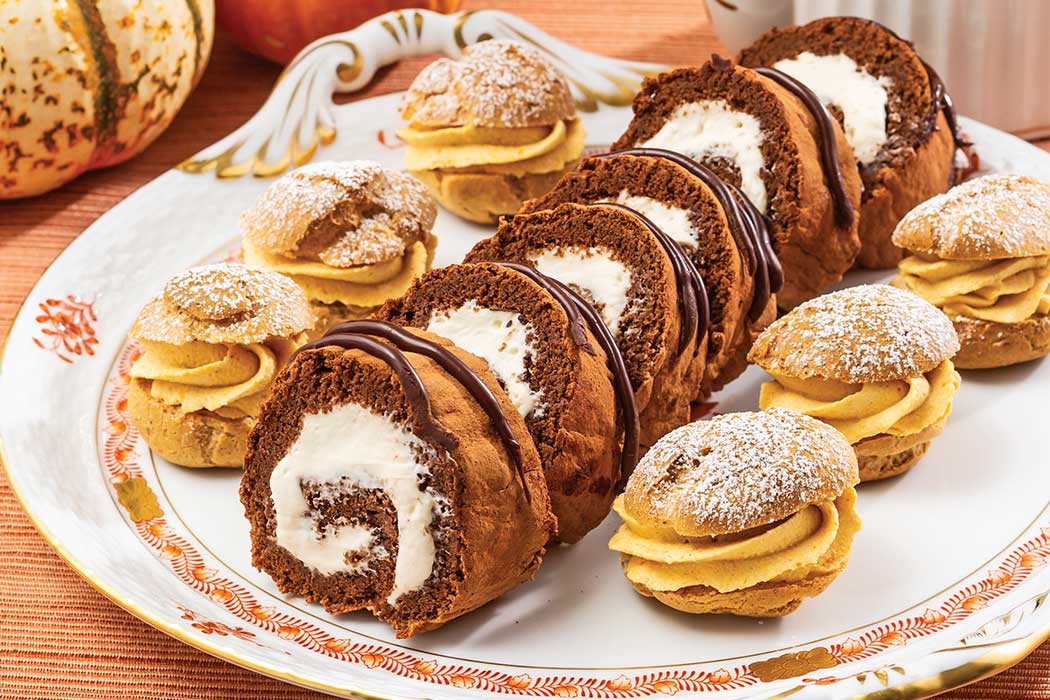 Pumpkin Cream Puffs