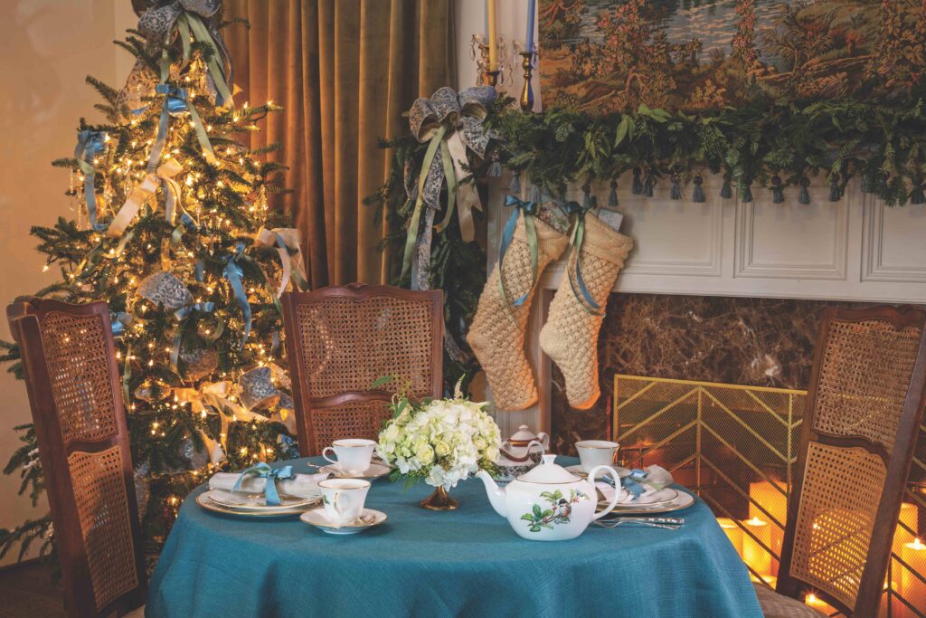 Christmas Tea Table