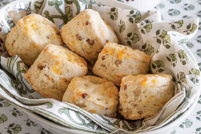 Cheddar-Pecan Scones