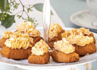 Peanut Butter Cookie Logs