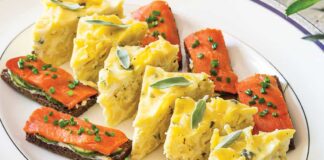 Smoked Salmon & Pickled Cucumber Canapés