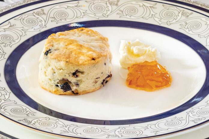 Blueberry–White Chocolate Scones
