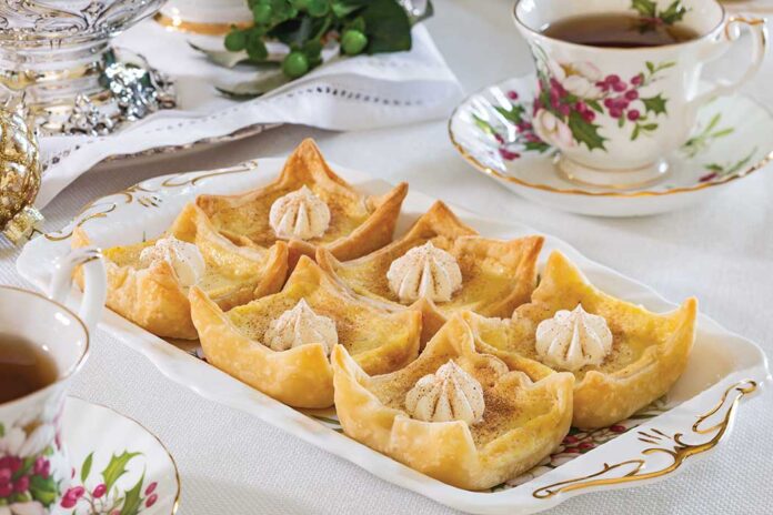 Eggnog Custard Tartlets