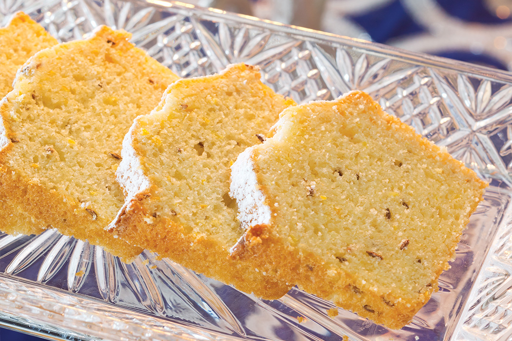 Citrus-Caraway Seed Mini Loaf Cakes