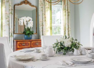 Teatime in Winter White