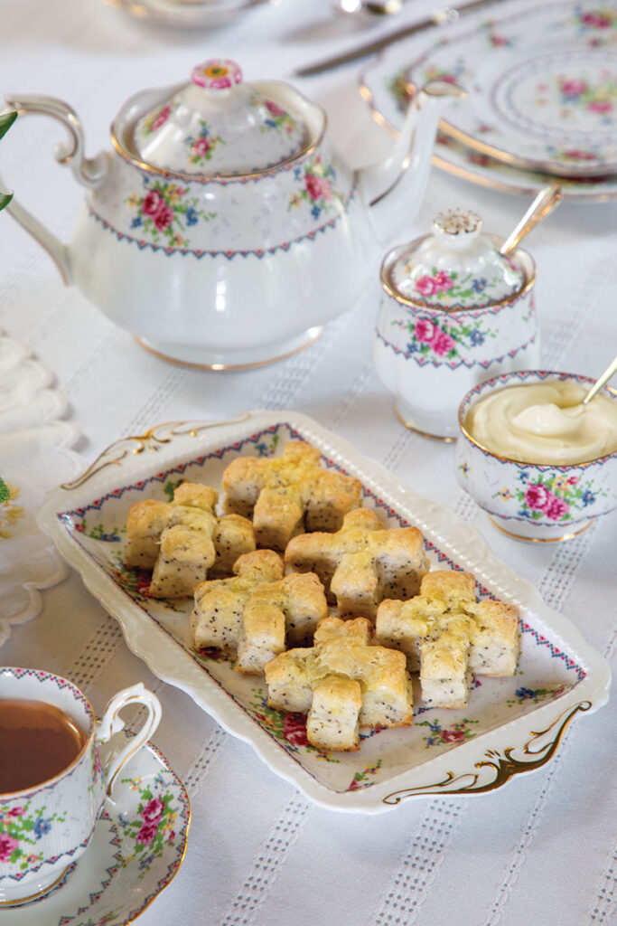 Teatime & Cross-Stitch