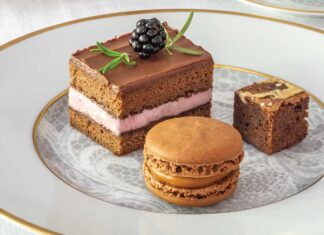 Chocolate-Caramel Macarons