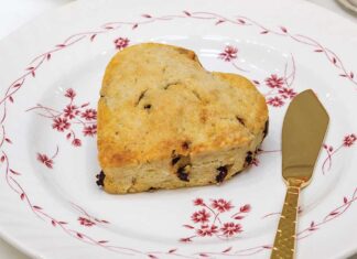 Gluten-Free Cherry-Rose Scones