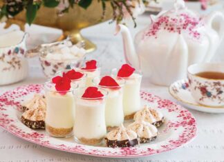 Rosy Cheesecake Parfaits