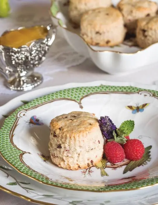 Raspberry-Lavender Scones