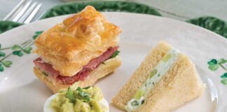 Reuben Puff Pastry Sandwiches