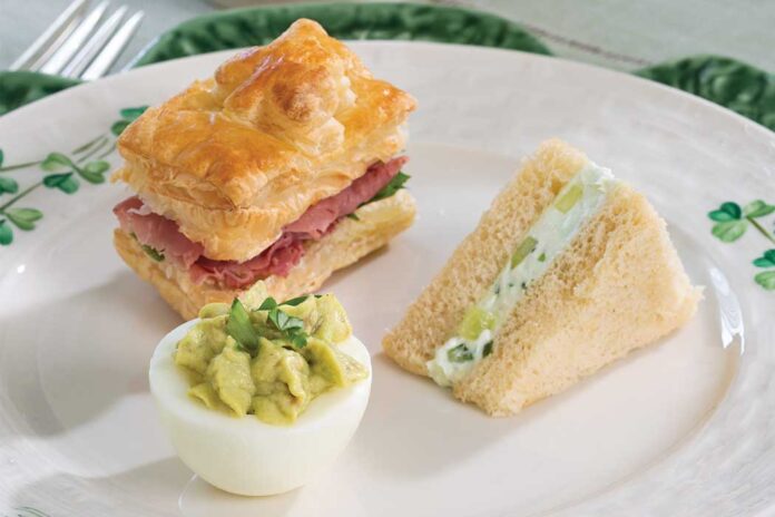 Reuben Puff Pastry Sandwiches