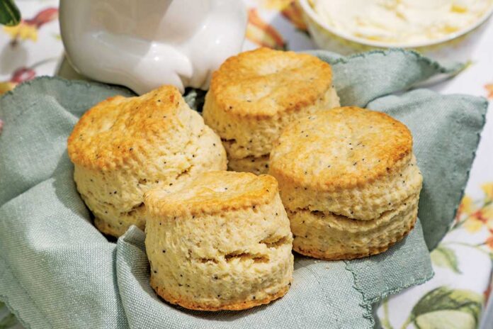Lemon-Poppyseed Scones
