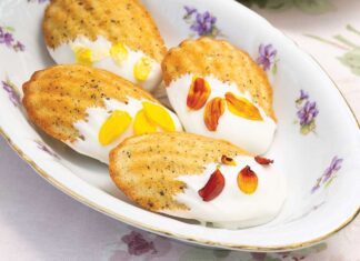White Chocolate–Bergamot Madeleines