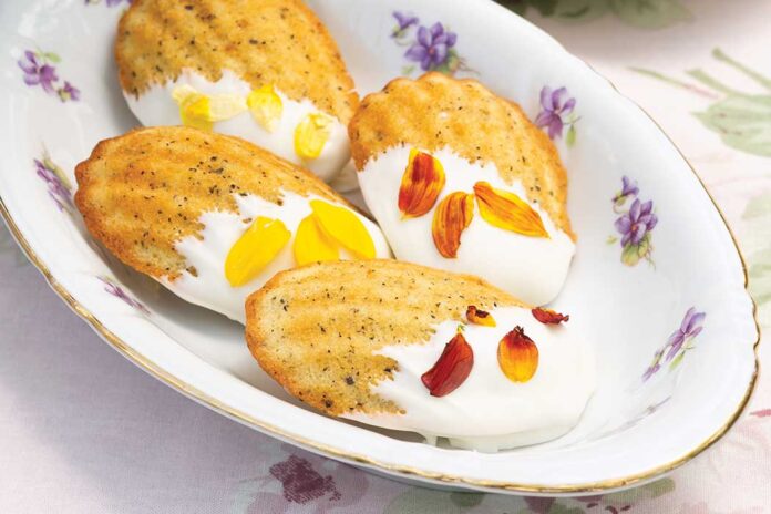 White Chocolate–Bergamot Madeleines