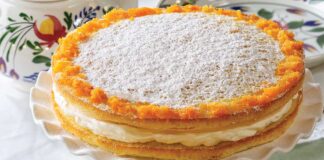 Orange Curd & Cream Layer Cake