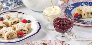 Gluten-free Blueberry-Raspberry Scones