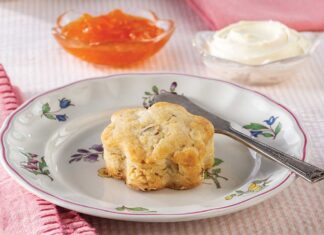 Gluten-free Honey, Almond & Orange Scones