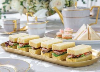 Coronation Beef Tea Sandwiches
