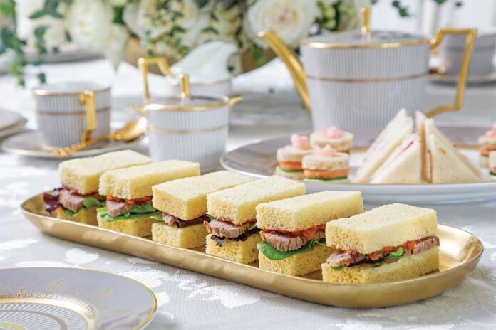 Coronation Beef Tea Sandwiches