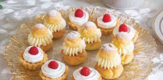 Lemon Curd & Meringue Tartlets