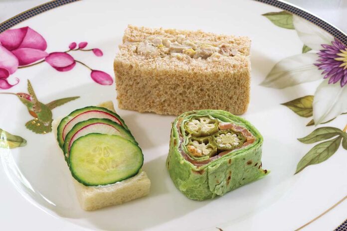 Cucumber-Radish Canapés