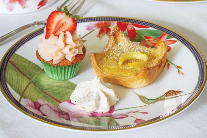 Miniature Strawberry Cupcakes