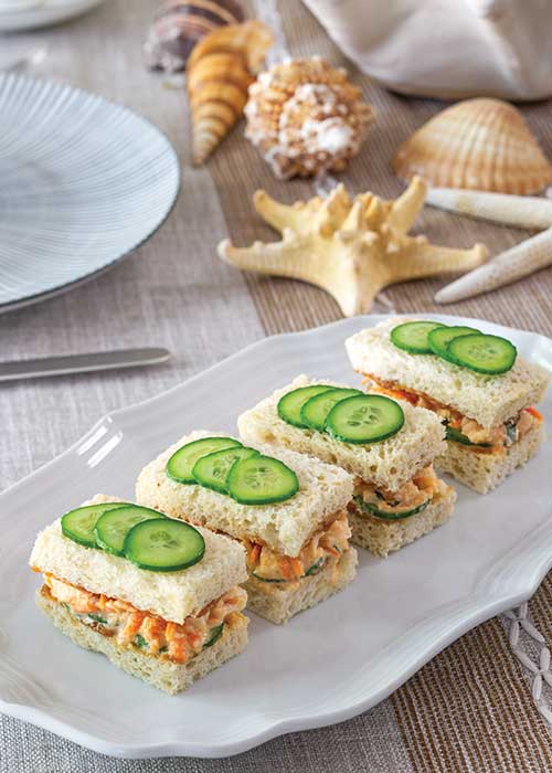Lobster “Spring Roll” Tea Sandwiches