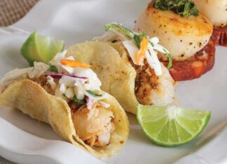 Fish Taquitos with Creamy Slaw