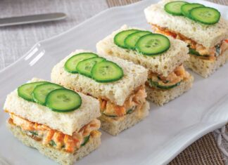 Lobster “Spring Roll” Tea Sandwiches