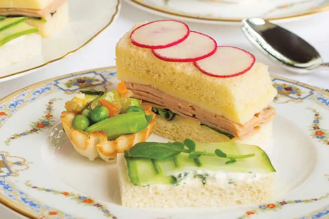 Terrine-Cheddar Tea Sandwiches