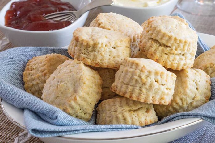 Key Lime–White Chocolate Scones