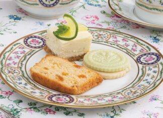 Marzipan-crowned Lemon-Thyme Shortbread